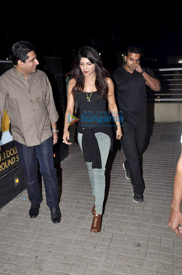 priyanka at the screening of zanjeer 4