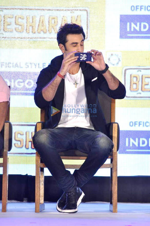 ranbir kapoor launches the besharam indigo nation collection 5