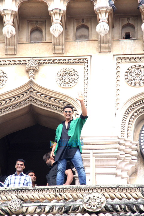 akshay kumar promotes boss in hyderabad 2