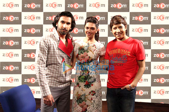 ranveer singh deepika padukone visit the zoom studio 2