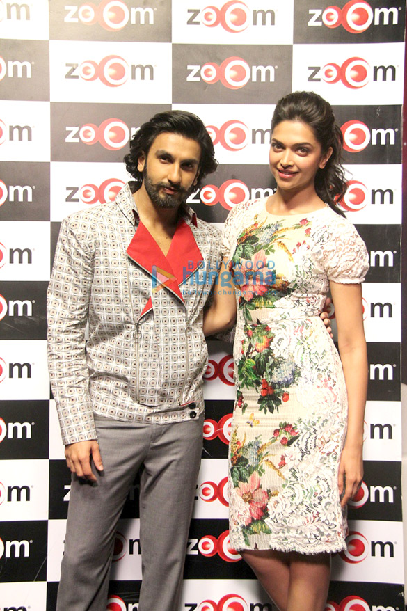 ranveer singh deepika padukone visit the zoom studio 3