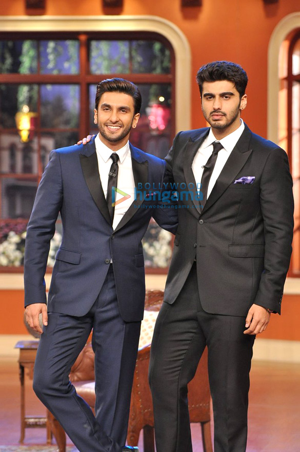 promotion of gunday on comedy nights with kapil 3