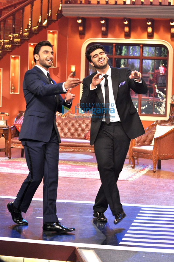 promotion of gunday on comedy nights with kapil 5