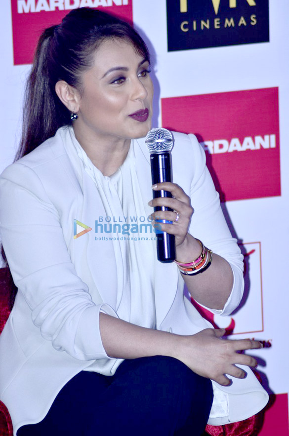 rani mukerji launches the mardaani anthem 5