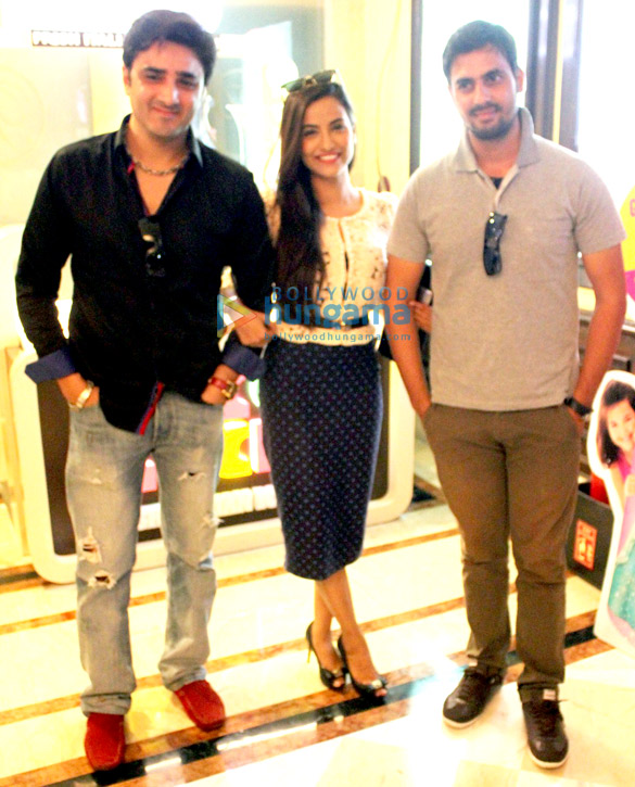 cast of the film identity card snapped promoting the film in new delhi 4