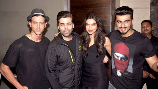 Deepika Padukone, Arjun Kapoor, Karan Johar, Dimple Kapadia At Special Screening Of ‘Finding Fanny’