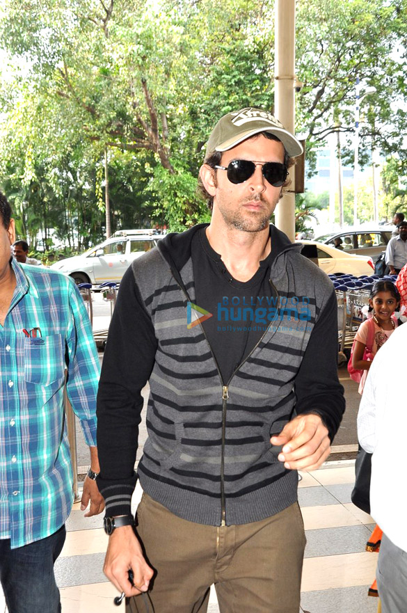 hrithik roshan katrina kaif leave for delhi to promote bang bang 6