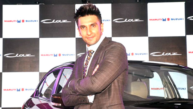 Ranveer Singh Sings ‘Aaja Meri Gaadi Mein Baith Ja’ At Maruti Ciaz Launch