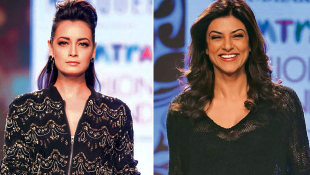Sushmita Sen, Dia Mirza At ‘Myntra Fashion Weekend India 2014’ Day 1