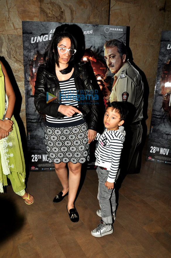 manyata dutt at the special screening of ungli 7