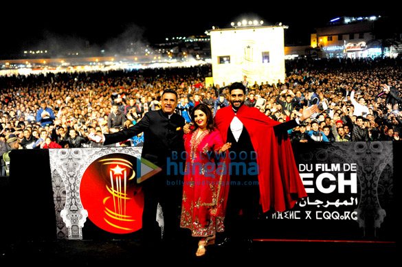 farah khan abhishek bachchan boman irani presented happy new year at the 14th marrakech international film festival 3