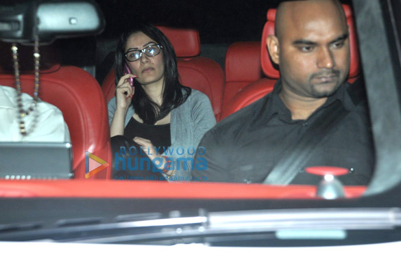 celebs snapped at the screening of pk at yashraj studio 6