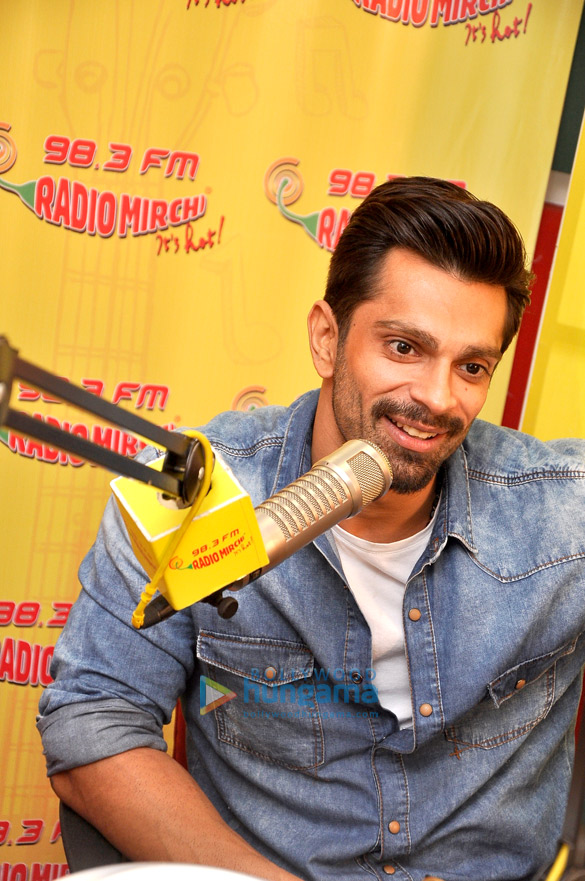 bipasha basu karan singh grover promote alone at radio mirchi 98 3 fm 8