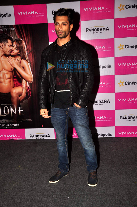 bipasha basu karan singh grover promote alone at a mall in thane 7