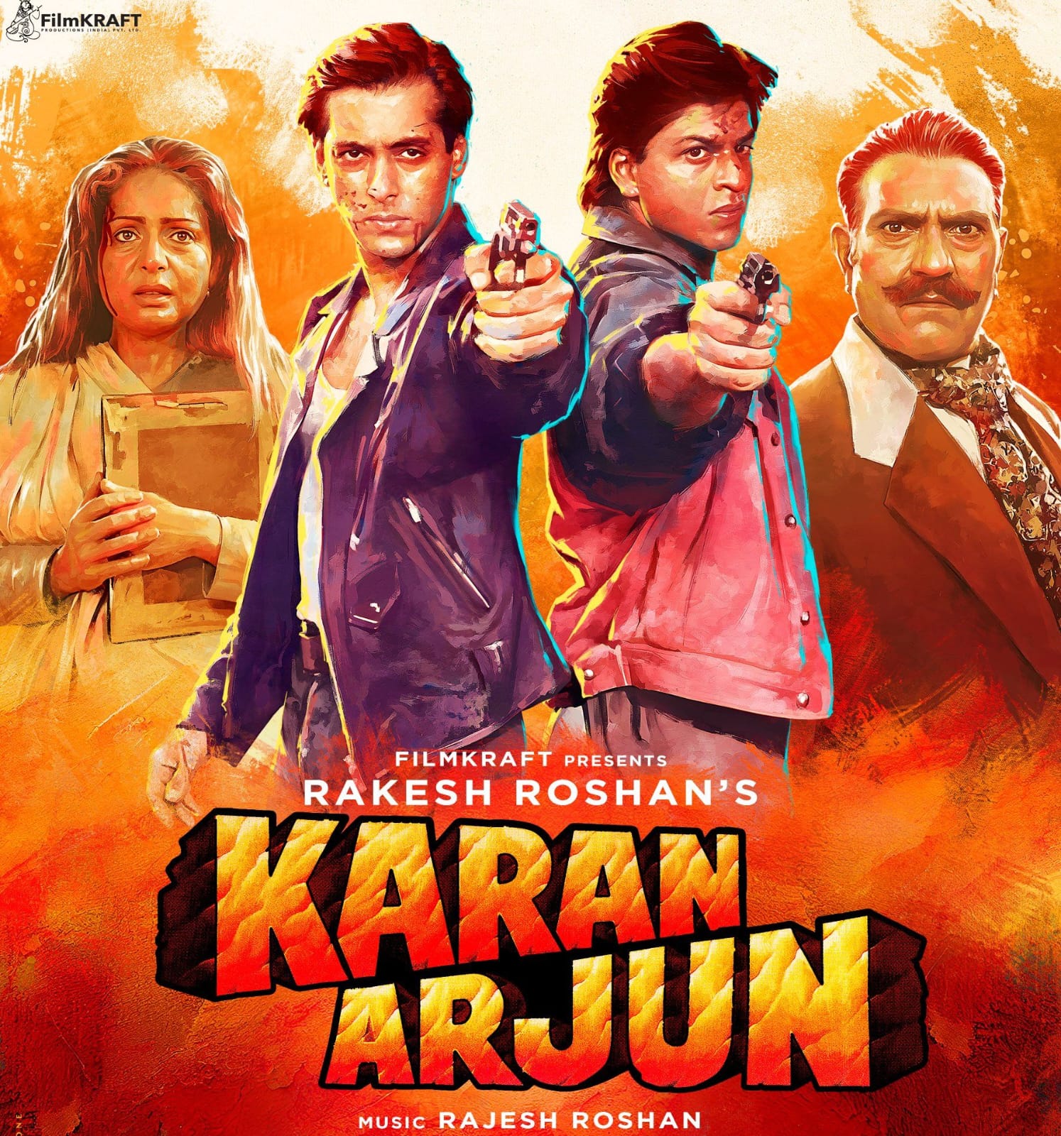 Karan Arjun Movie Review: Karan and Arjun reincarnate in the different ...