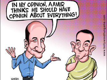 Bollywood Toons: Aamir Khan vs Anupam Kher! Bollywood Toons: Aamir Khan vs Anupam Kher!