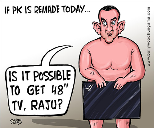 Bollywood Toons: If Aamir Khan’s PK is remade today…