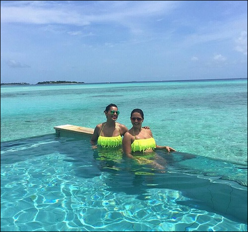 check out bipasha basu shares bikini pictures while on a trip to maldives 5