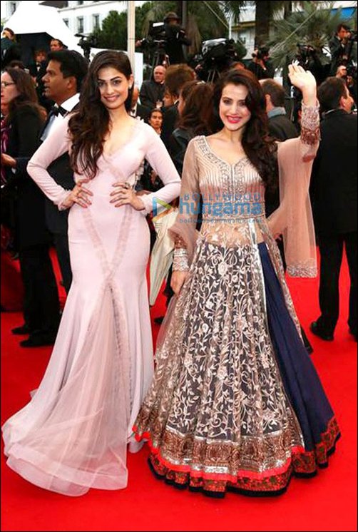 cannes day 8 ameesha puja sherlyn and nandita walk the red carpet 4