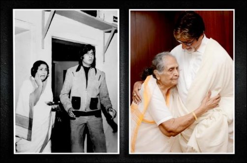 amitabh bachchan visits his mother sulochana latkar on her birthday 3