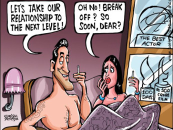 Bollywood Toons: Next level in B-relationship