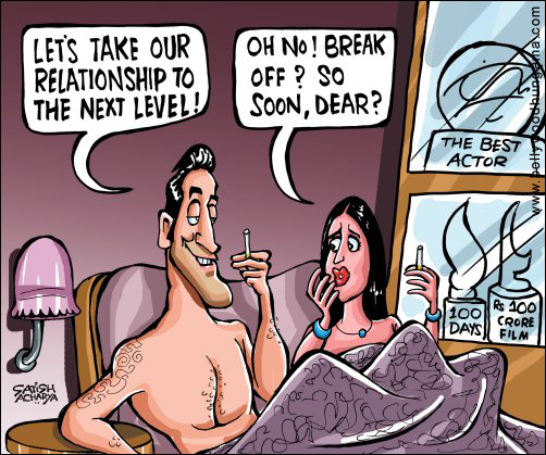 Bollywood Toons: Next level in B-relationship