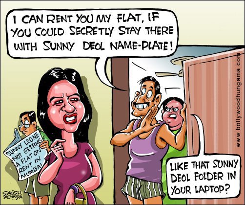 Bollywood Toons: Secret residence for Sunny