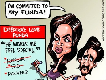 Bollywood Toons: Deepika’s love funda