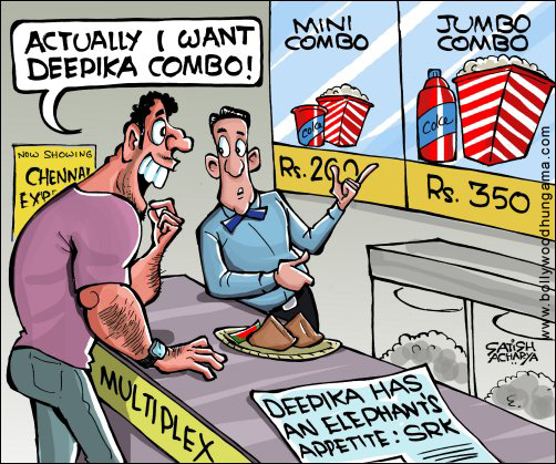 Bollywood Toons: I want Deepika Combo