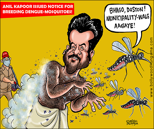 Bollywood Toons: Anil Kapoor's dengue connection - Bollywood Hungama Bollywood Toons: Anil Kapoor's dengue connection - Bollywood Hungama