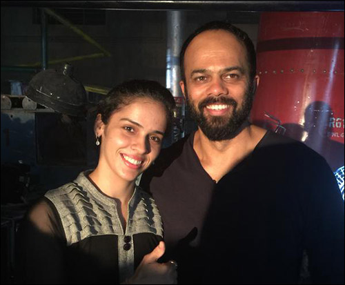 check out badminton champ saina nehwal meets the cast of dilwale 6