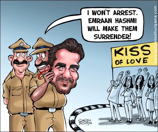 Bollywood Toons: Emraan Hashmi’s Kiss of Love
