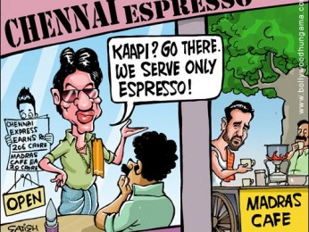 Bollywood Toons: Chennai Expresso Bollywood Toons: Chennai Expresso