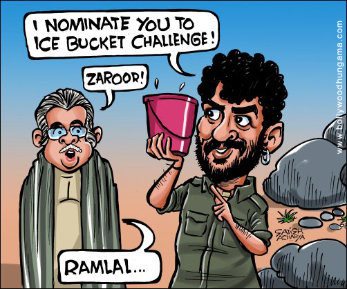 Bollywood Toons: Gabbar’s ice-bucket challenge to Thakur