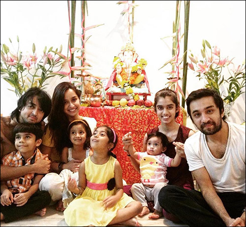 check out bollywood celebrities share pictures of ganpati celebrations 22