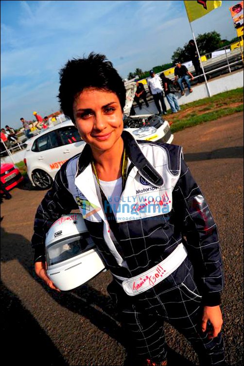 gul panag attends volkswagen polo cup 4