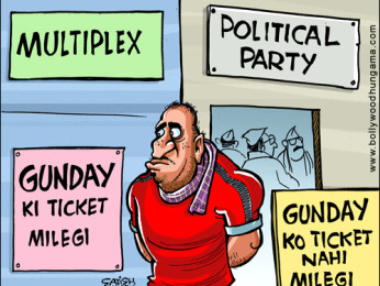 Bollywood Toons: Gunday ki ticket