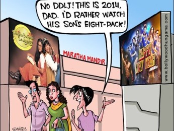 Bollywood Toons: DDLJ Vs Happy New Year