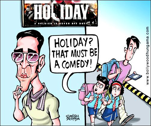 Bollywood Toons: Holiday… a comedy?