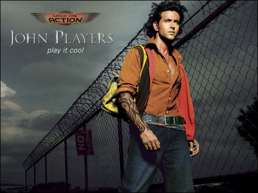 photo gallery hrithiks new look for john players 3