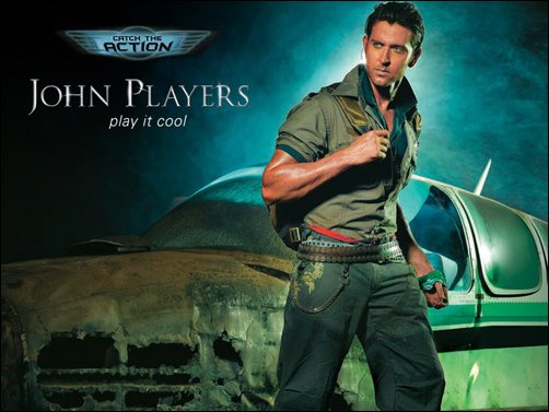 photo gallery hrithiks new look for john players 4