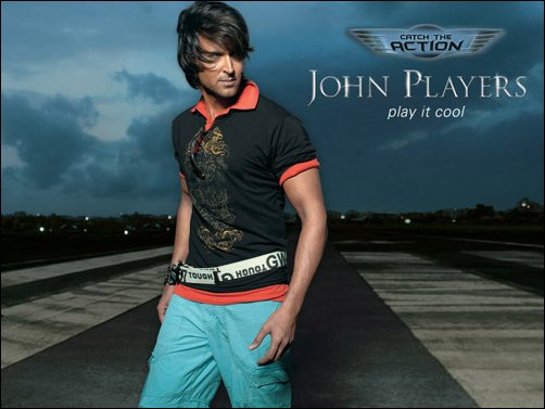 photo gallery hrithiks new look for john players 5