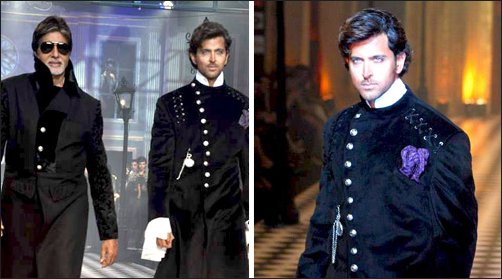 amitabh hrithik srk set ramp on fire at karan johars fashion show 3 amitabh hrithik srk set ramp on fire at karan johars fashion show 3