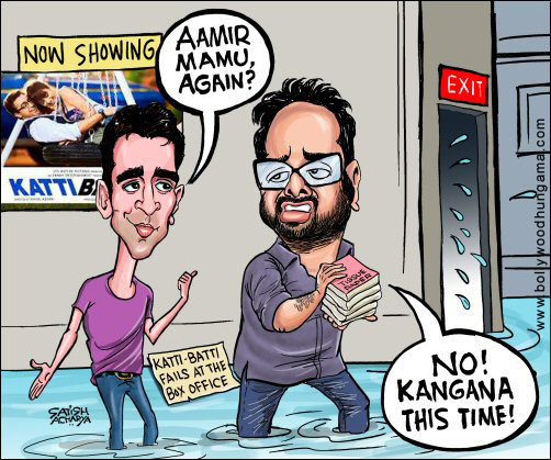 Bollywood Toons: Kangna’s Katti Batti fails