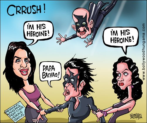 Bollywood Toons: Krrish ki heroine kaun?