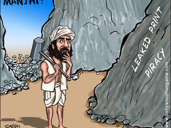 Bollywood Toons: Manjhi faces mountainous task! Bollywood Toons: Manjhi faces mountainous task!
