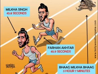 Bollywood Toons: Fastest Milkha, Slowest Milkha Bollywood Toons: Fastest Milkha, Slowest Milkha