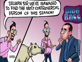 Bollywood Toons: Most controversial Bigg Boss contestant Bollywood Toons: Most controversial Bigg Boss contestant