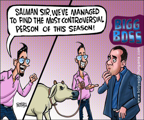 Bollywood Toons: Most controversial Bigg Boss contestant
