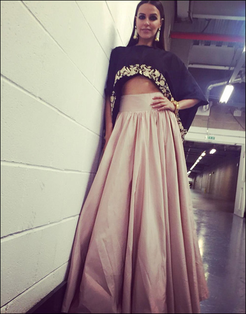 style check neha dhupia at india fashion week london 4